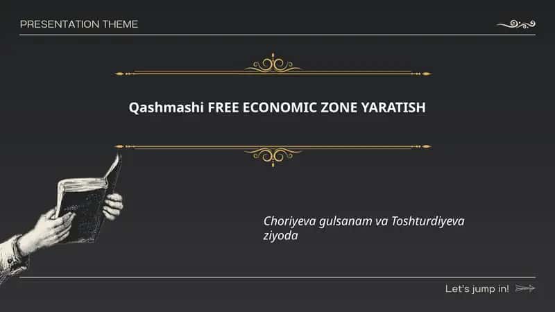 Qashmashi FREE ECONOMIC ZONE YARATISH 1