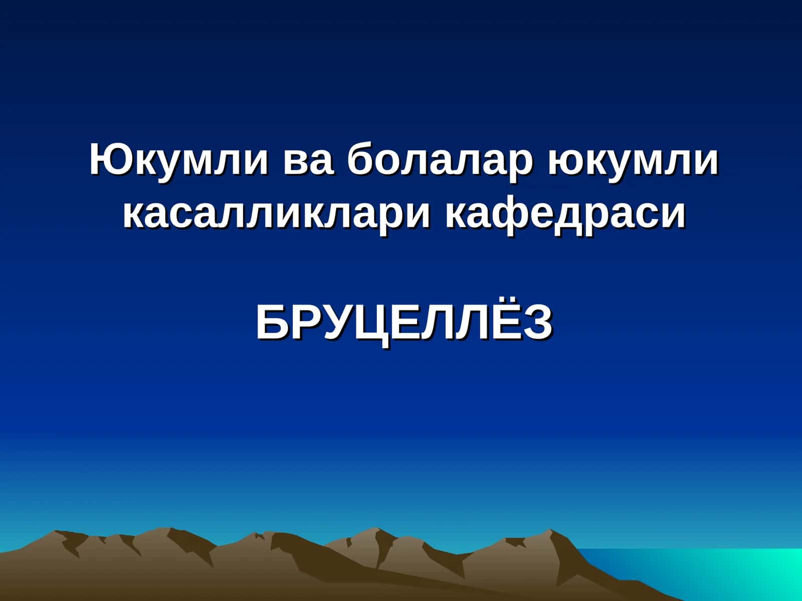 БРУЦЕЛЛЁЗ 1