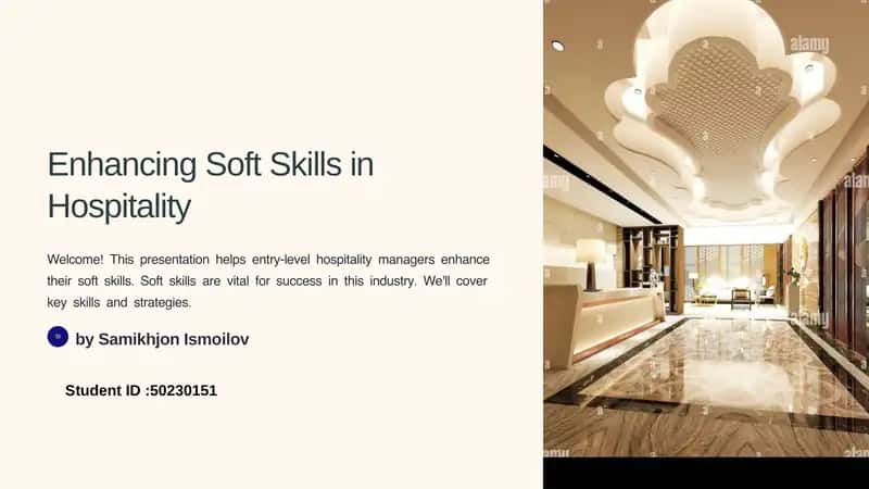 Enhancing Soft Skills in Hospitality 1