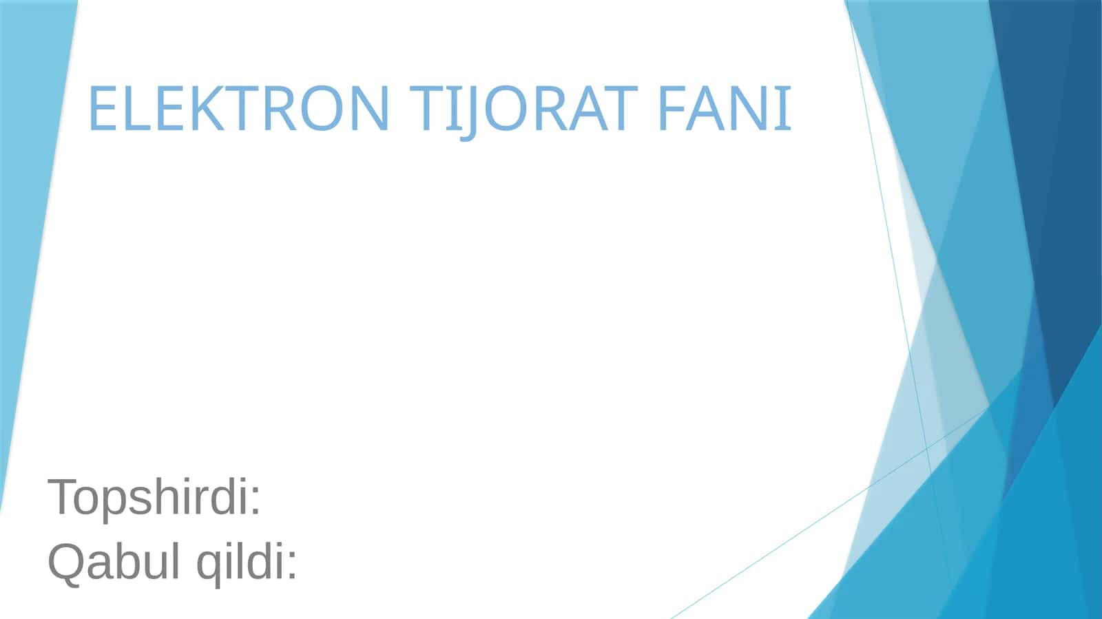 Mobil Platformalarga Asoslangan Elektron Tijorat 1