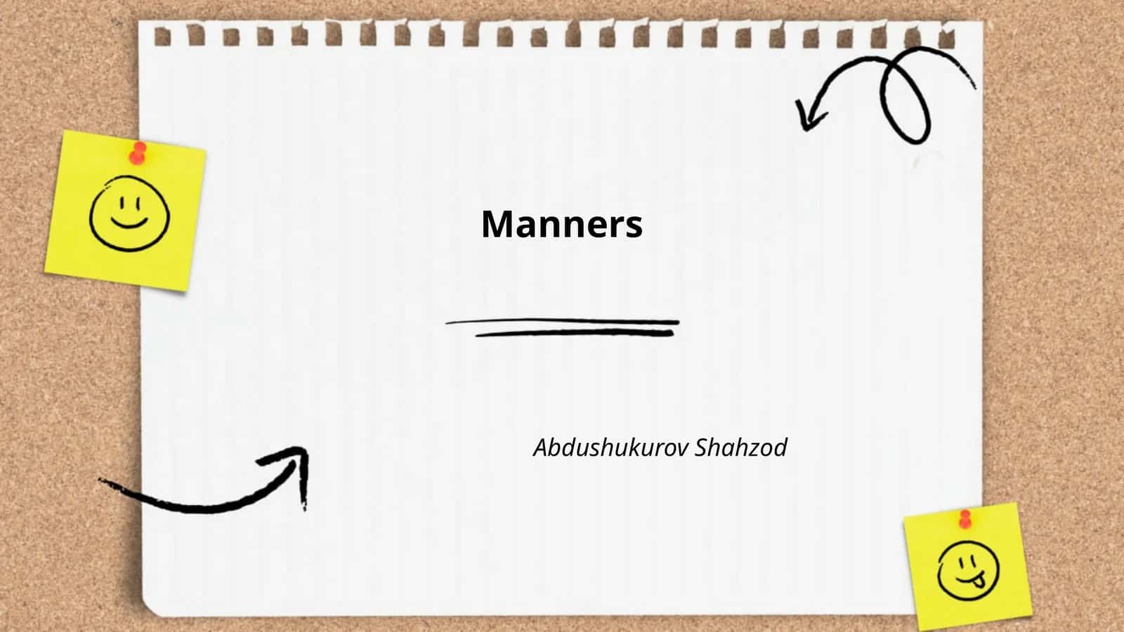 Manners 1