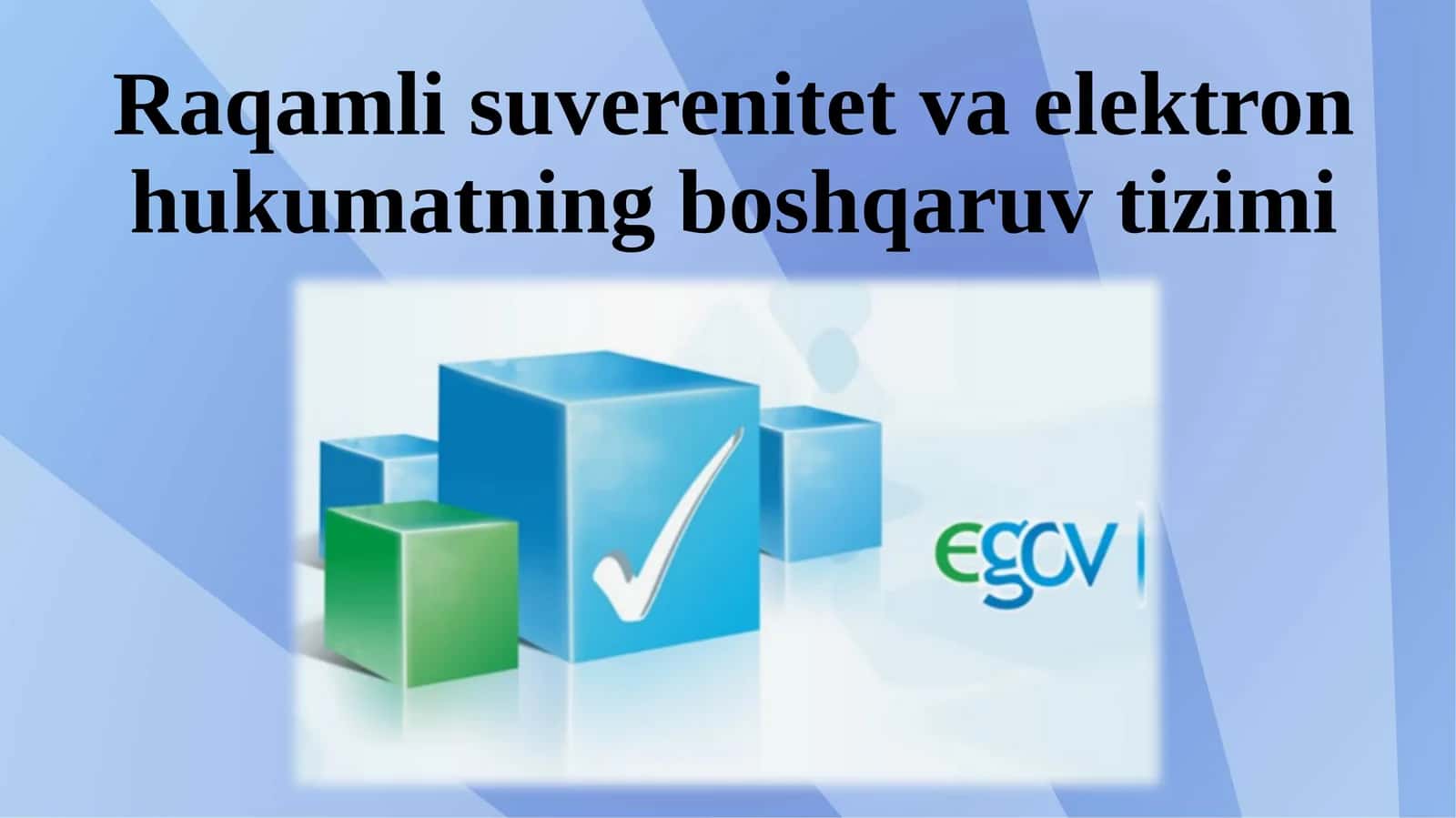 Raqamli suverenitet va elektron hukumatning boshqaruv tizimi 1