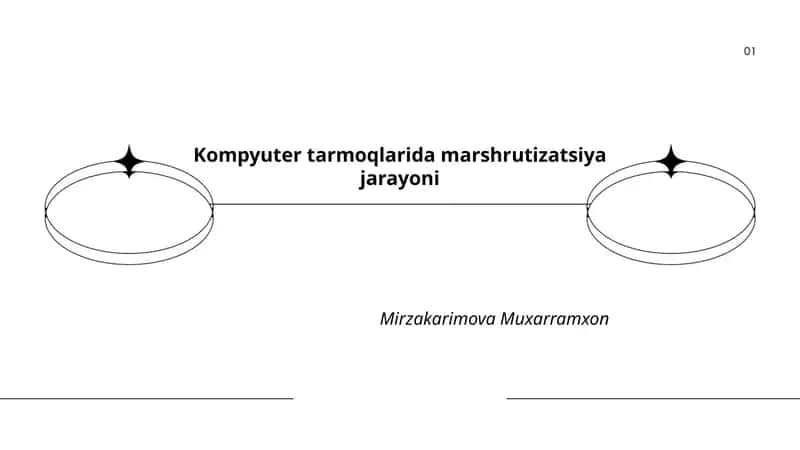 Kompyuter tarmoqlarida marshrutizatsiya jarayoni 1