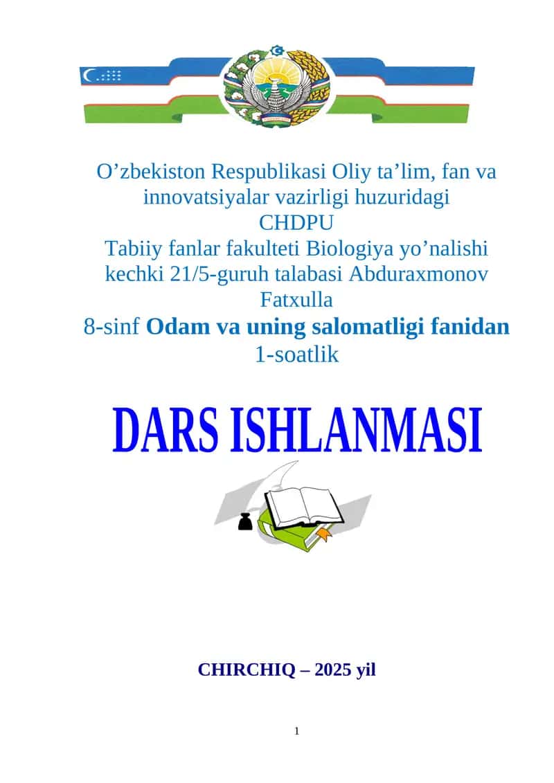 Ovqat xazim qilish sistemasi 1
