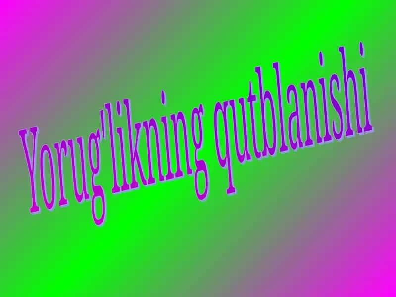 Yorug'likning qutblanishi 1