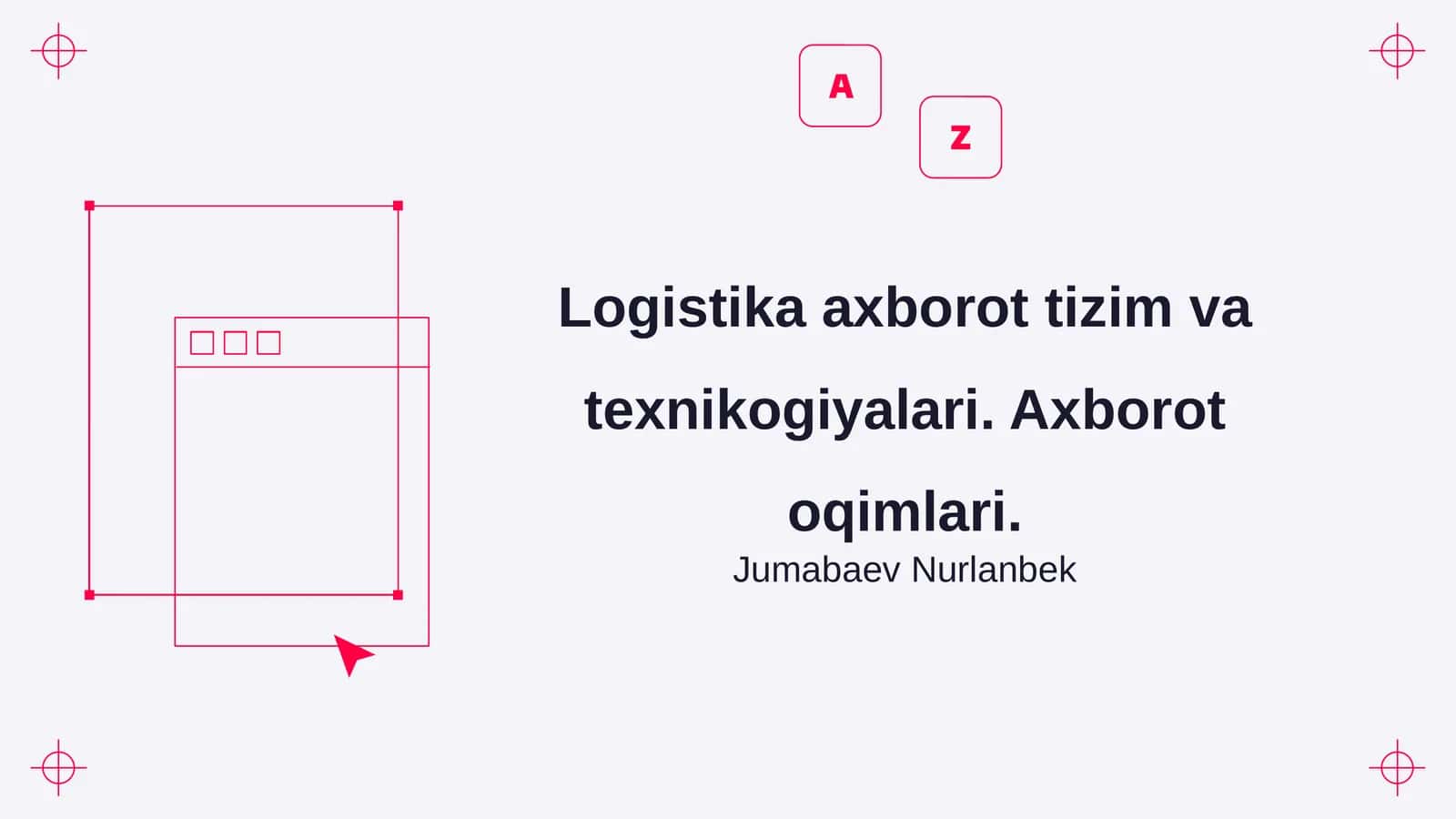 Logistika axborot tizim va texnikogiyalari 1