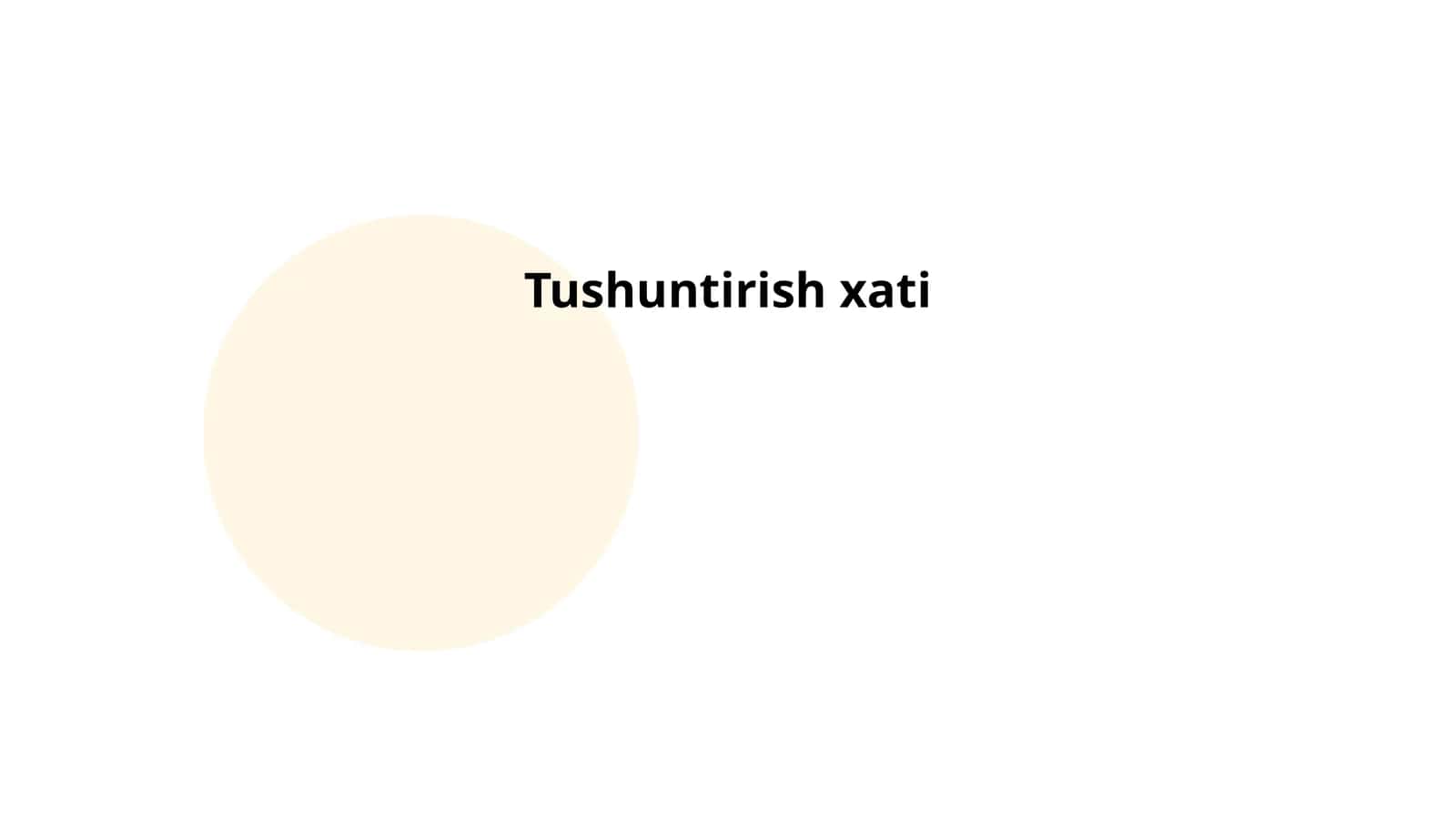 Tushuntirish xati 1