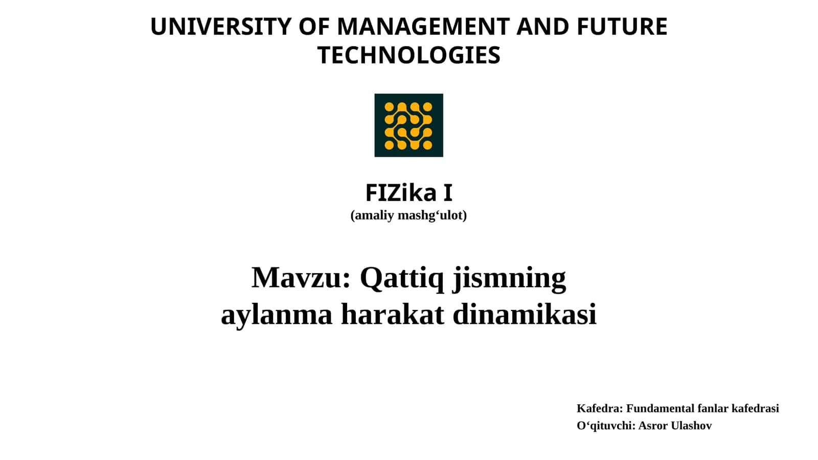 FIZikaI 1