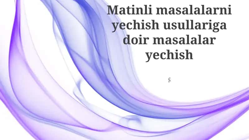Samarali Yechimlarni Yaratish 1