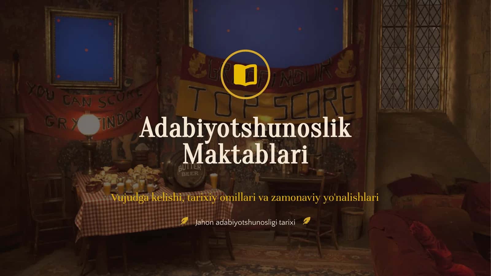 Adabiyotshunoslik Maktablari 1