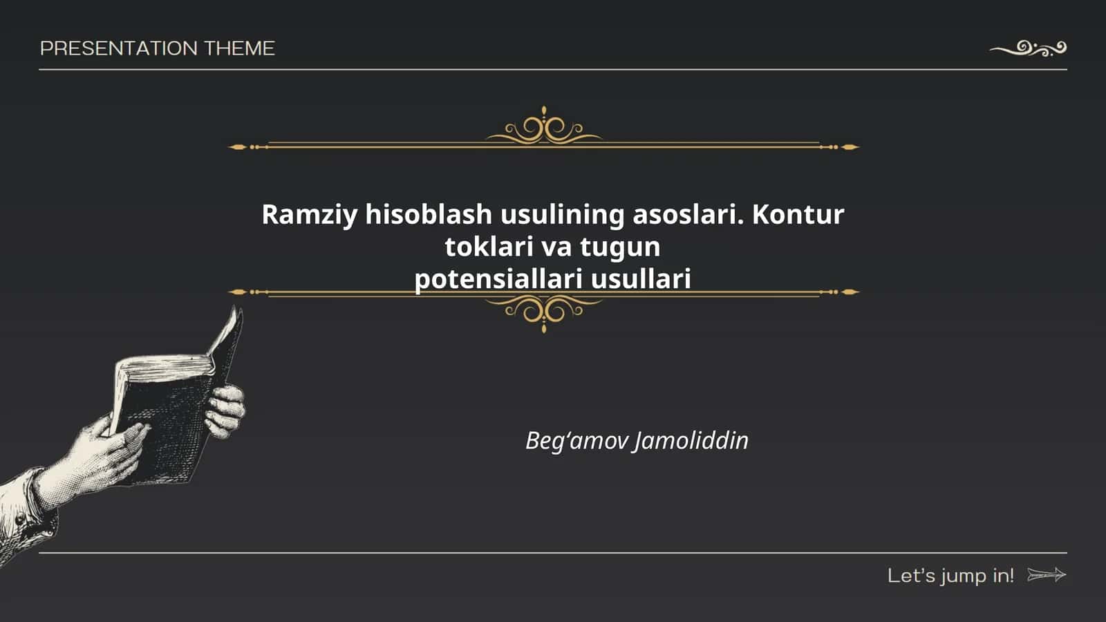 Ramziy hisoblash usulining asoslari 1