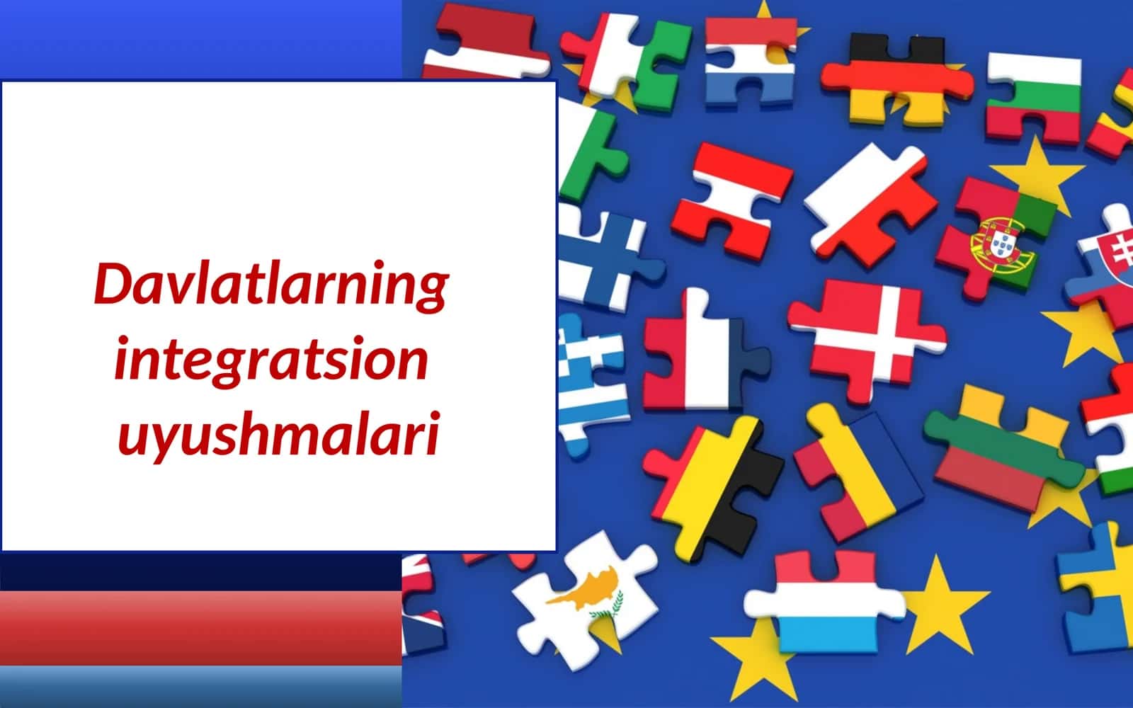Davlatlarning integratsion uyushmalari 1