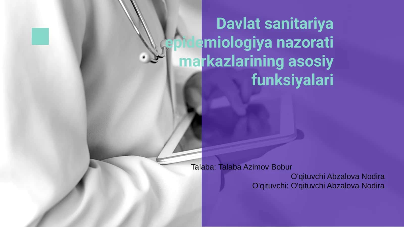 Davlat sanitariya epidemiologiya nazorati markazlarining asosiy funksiyalari 1