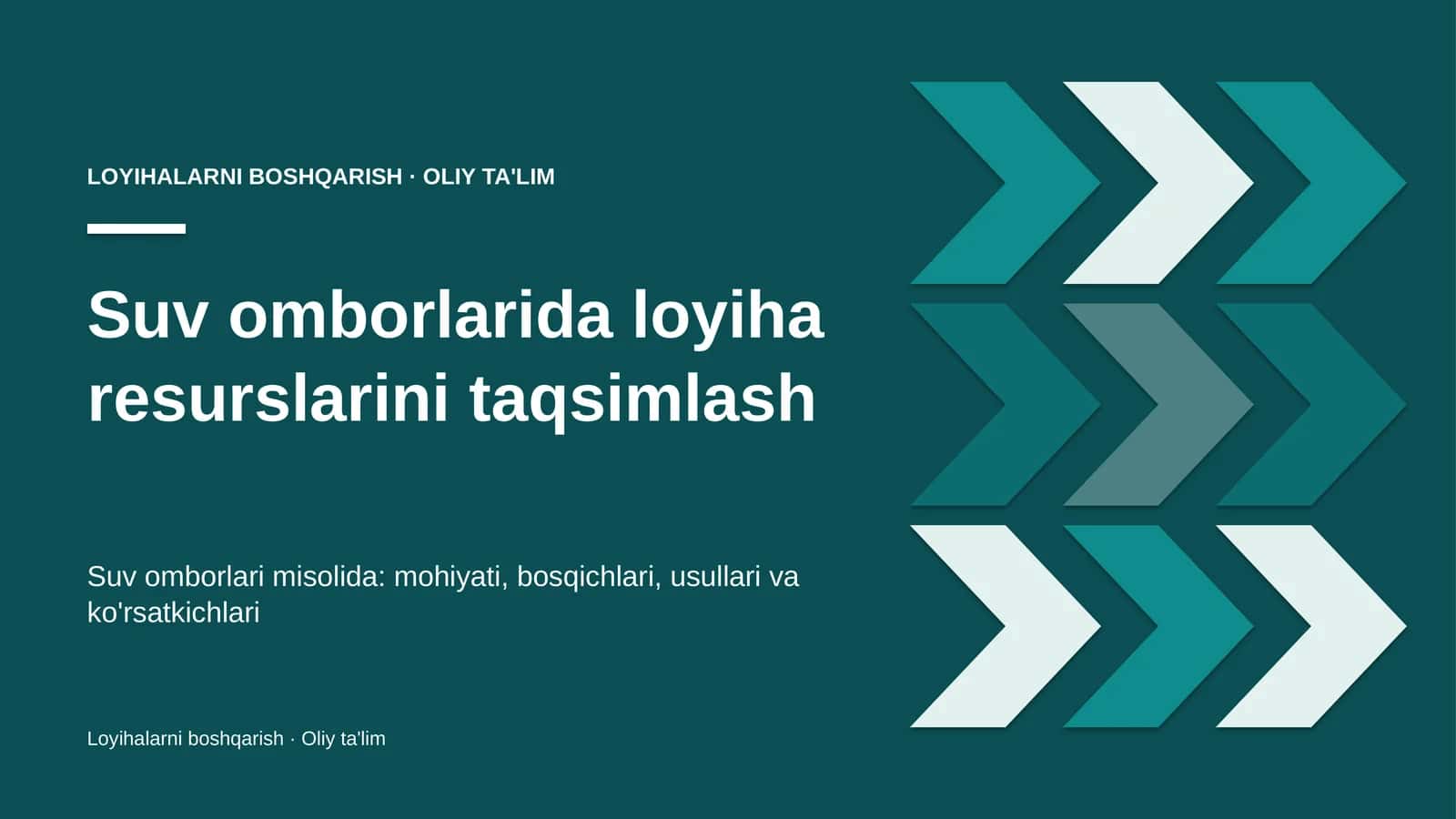 suv omborlarida loyiha resurslarini taqsimlash 8816 1