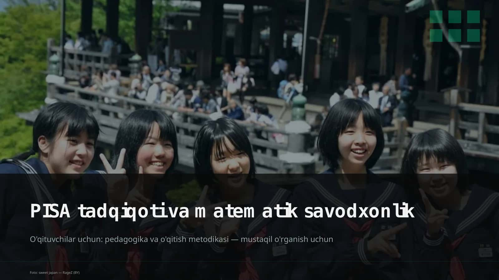PISA tadqiqoti va matematik savodxonlik 1