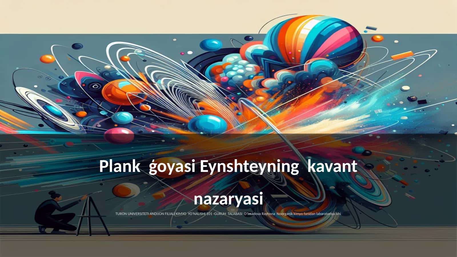 Plank ģoyasi Eynshteyning kavant nazaryasi 1