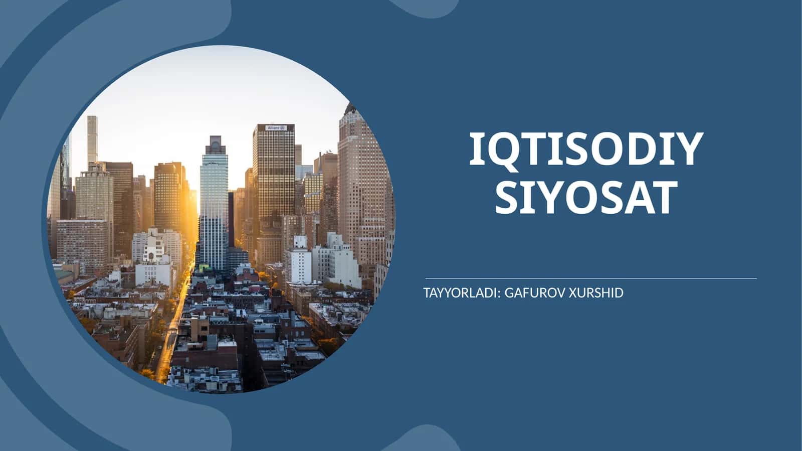Fiskalsiyosat 1
