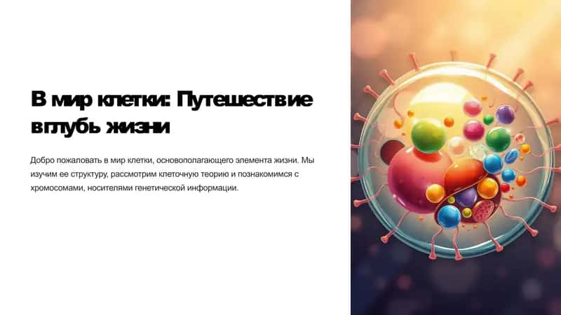 В мир клетки: Путешествие вглубь жизни 1