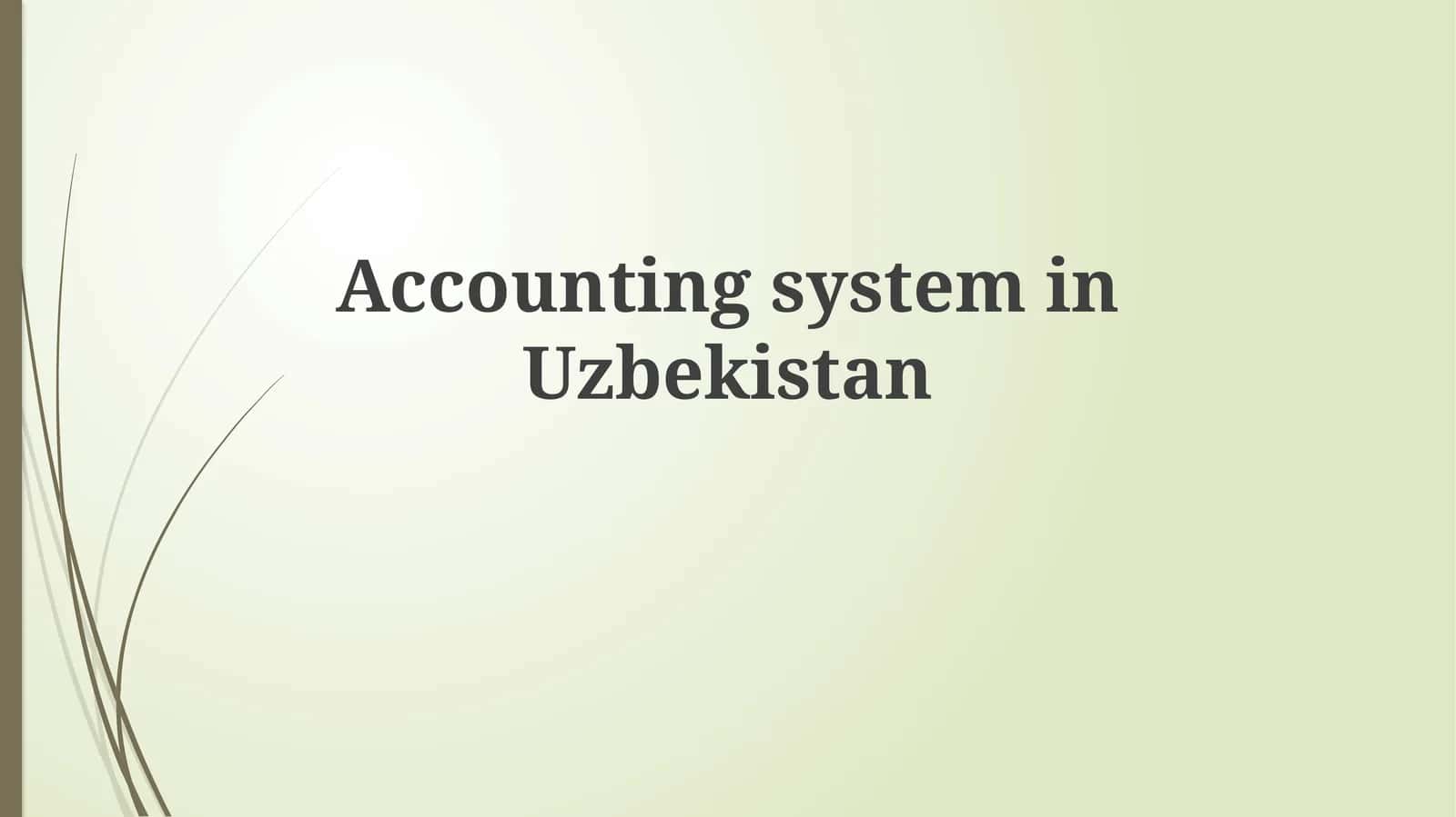 Accountability System in Uzbekistan 1