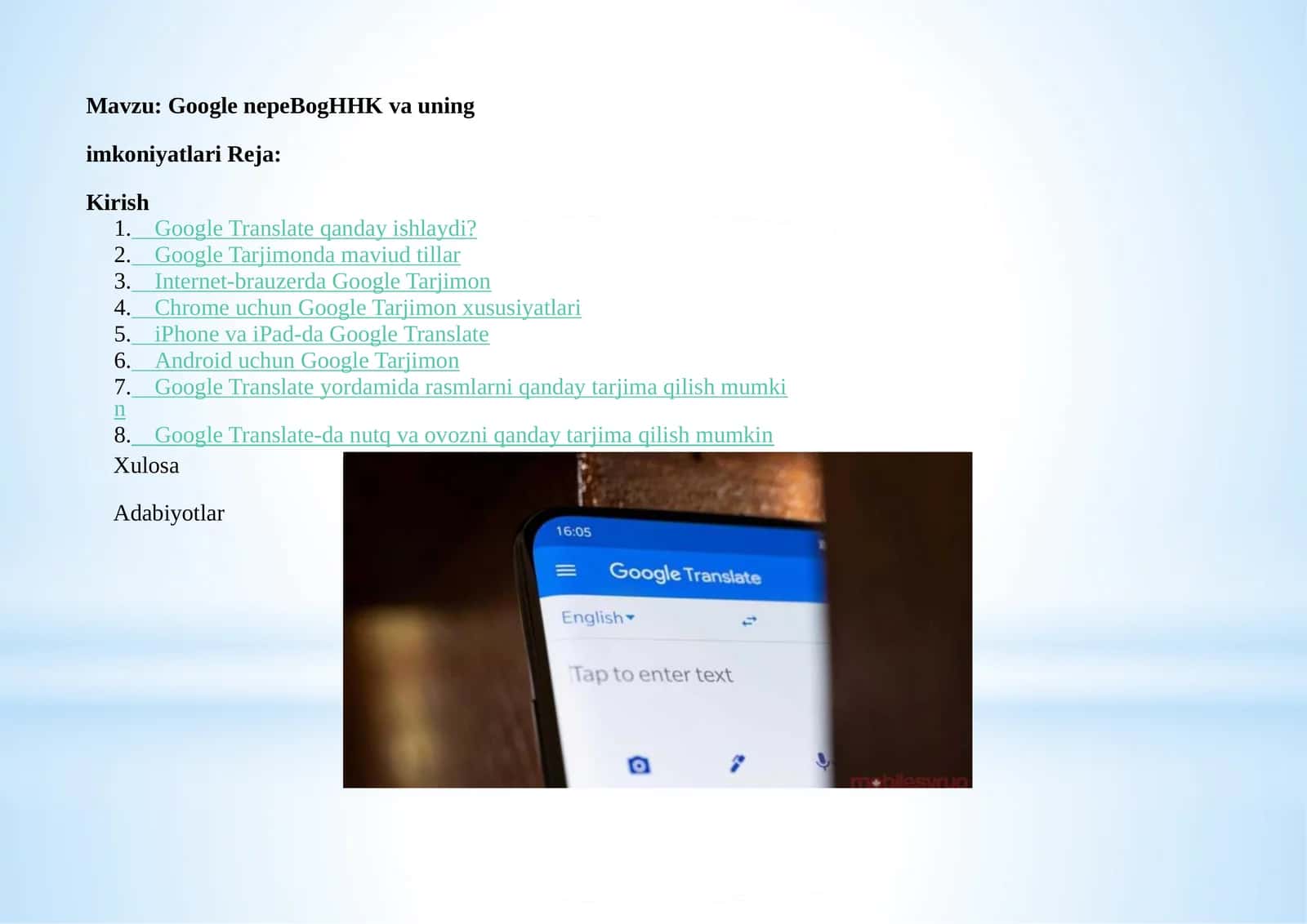 Google Translate 1