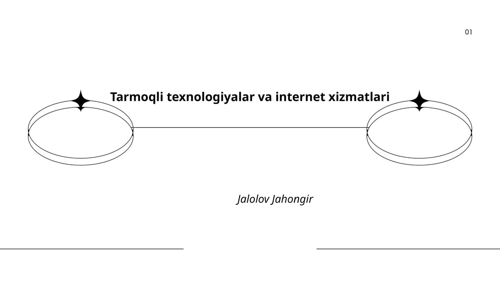 Tarmoqli texnologiyalar va internet xizmatlari 1