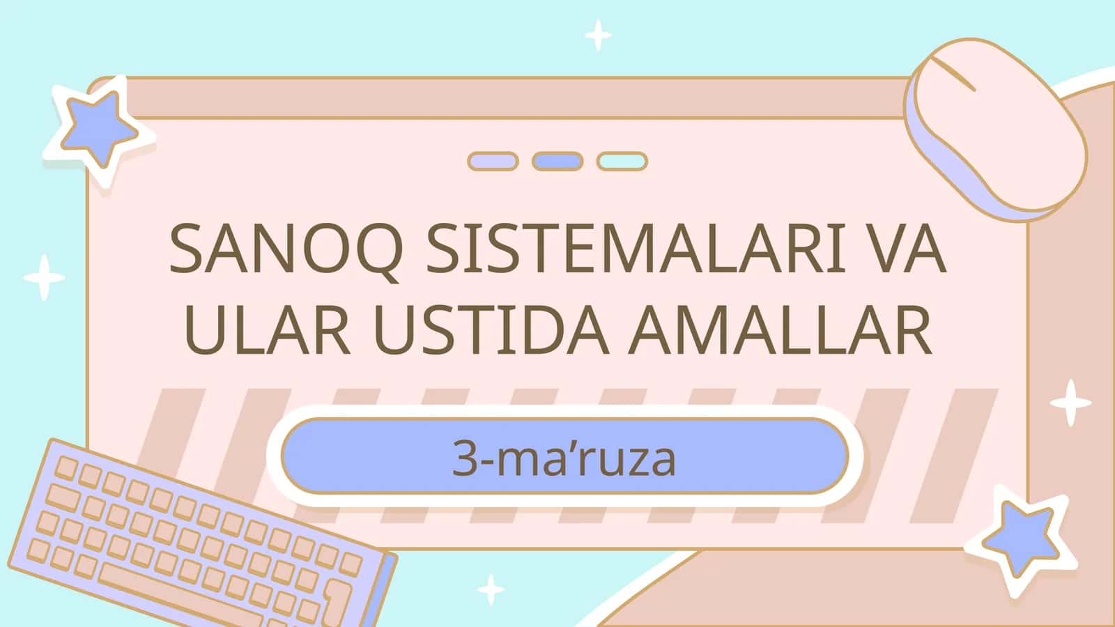 SANOQ SISTEMALARIVA ULAR USTIDA AMALLAR 1