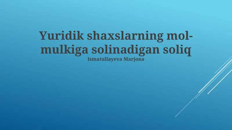 Soliq hisobotini topshirish tartibi 1
