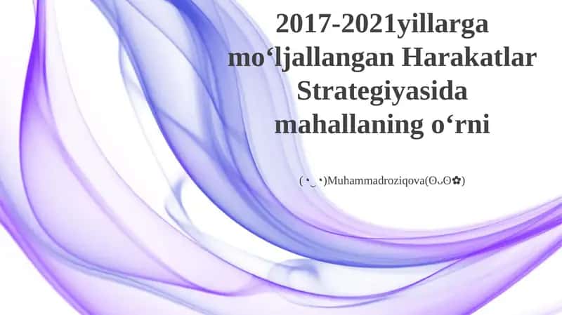 Mahallalar Strategiyasi 1