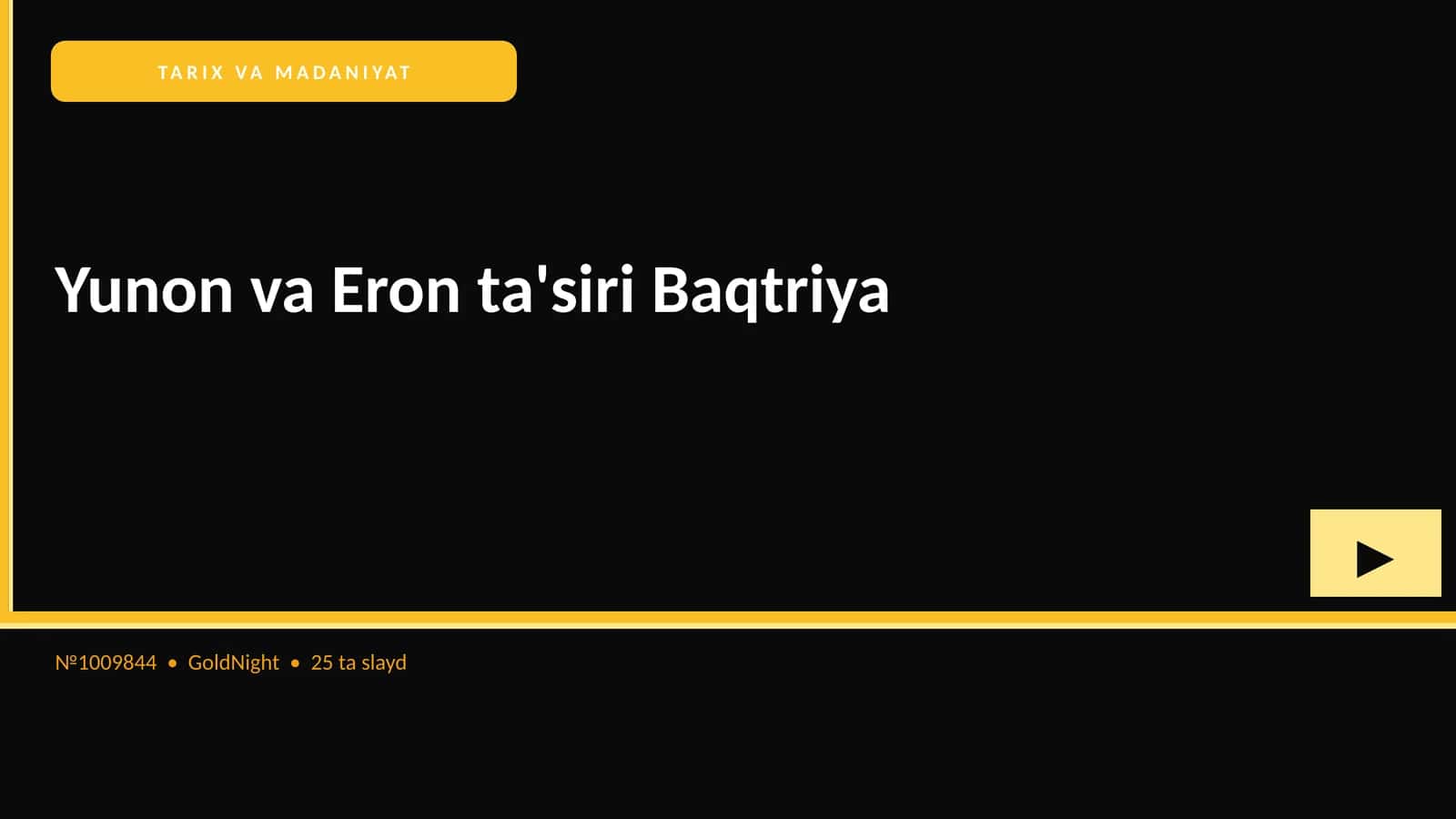 Yunon va Eron ta'siri Baqtriya 1