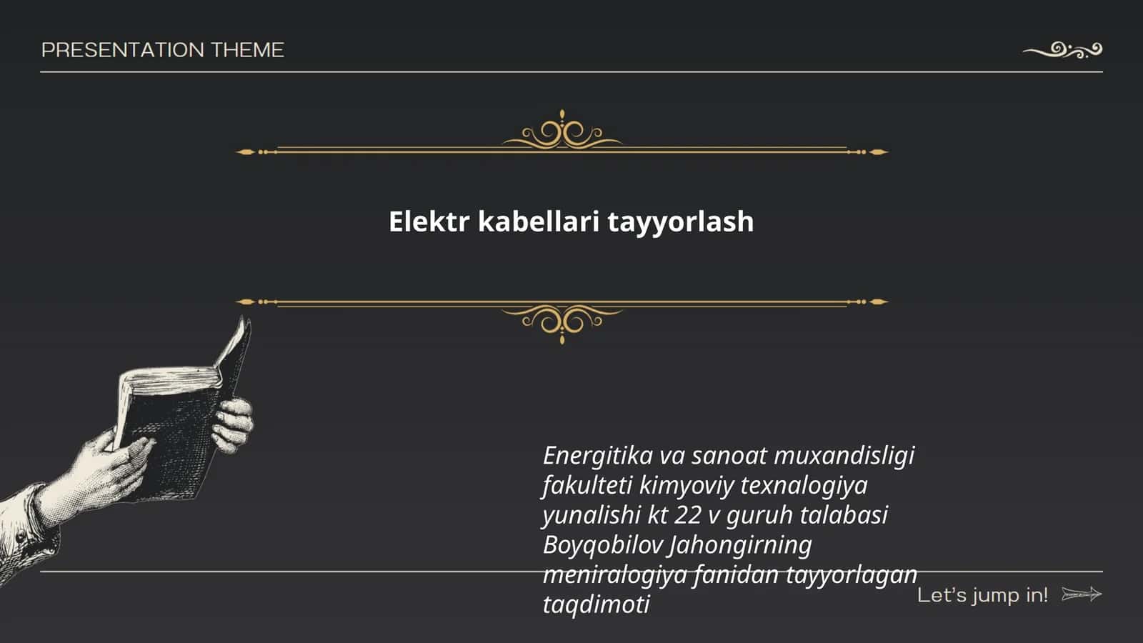 Elektr kabellari tayyorlash 1