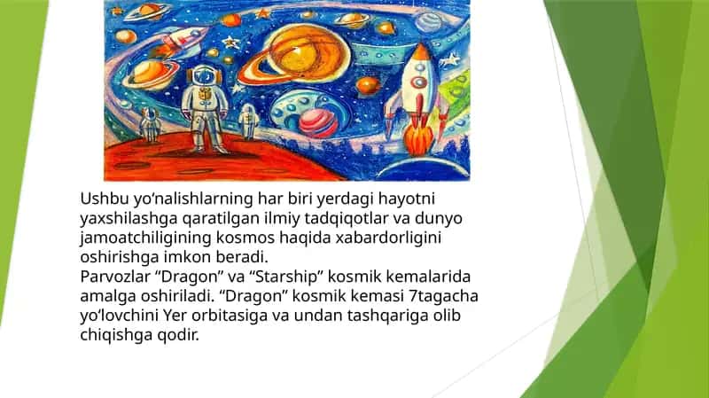 Parvozlar “Dragon” va “Starship” 1