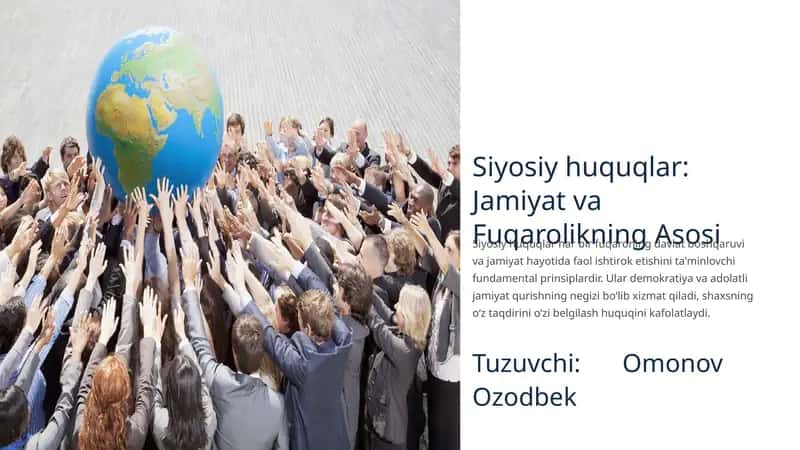 Siyosiy huquqlar 1