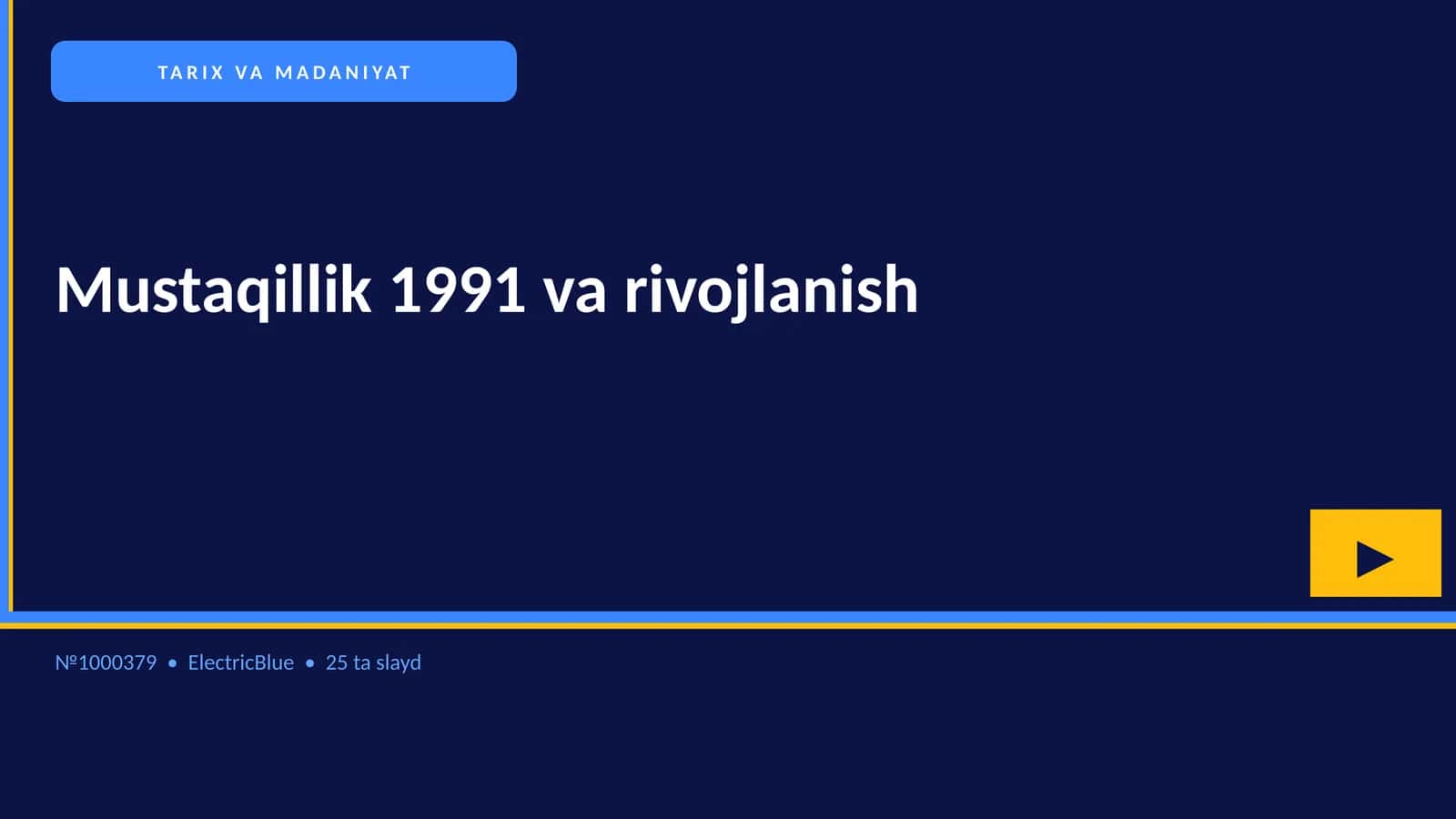 Mustaqillik 1991 va rivojlanish 1
