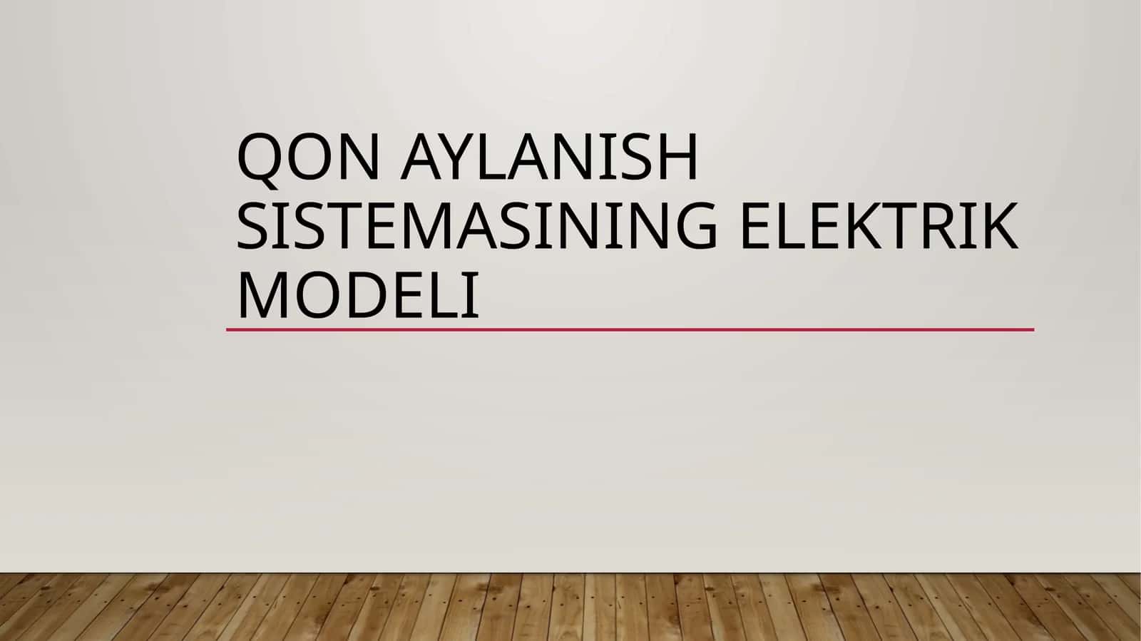 qon aylanish sistemasi 1