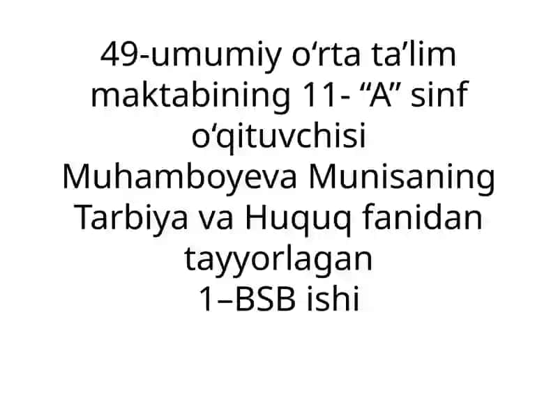 Vatan taraqqiyotiga men ham masʼulman