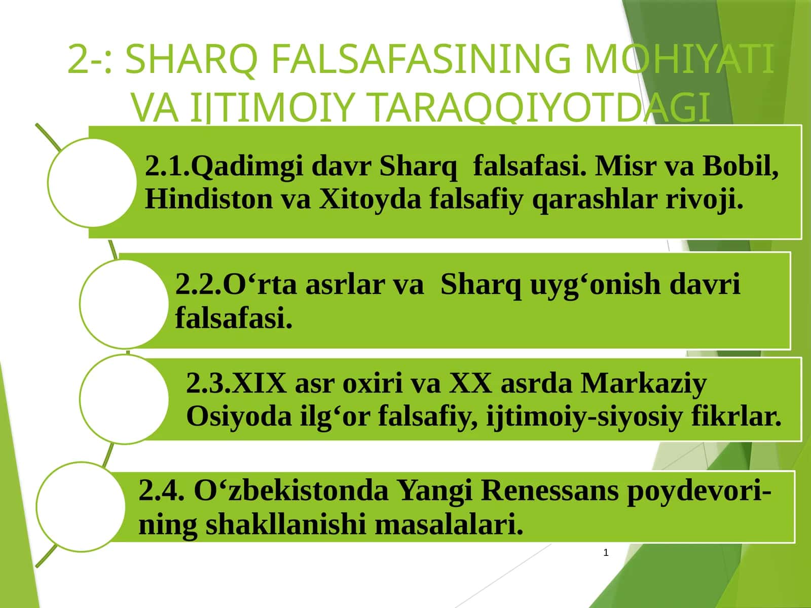 Qadimgi Sharq falsafasi 1