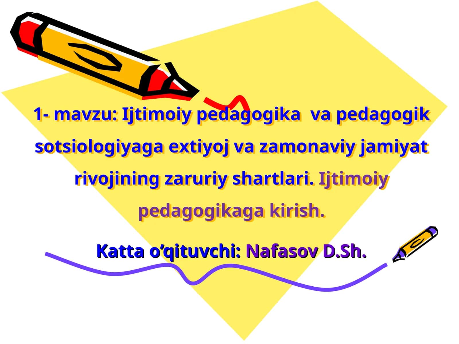 Ijtimoiy pedagogikaga kirish 1