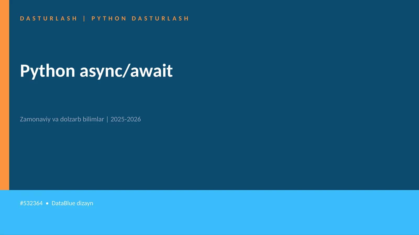 Python async/await 1