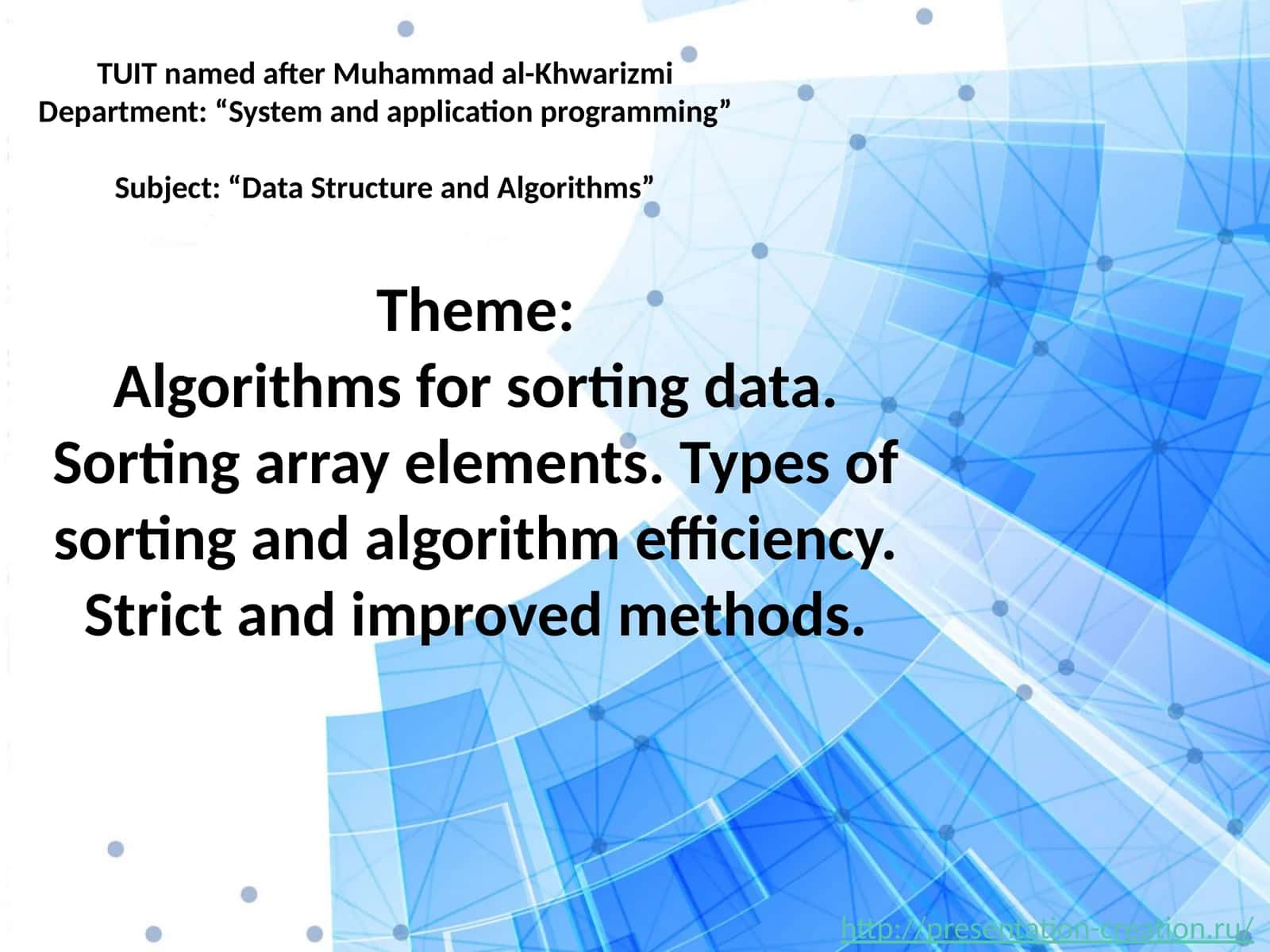 Sorting Algorithms 1