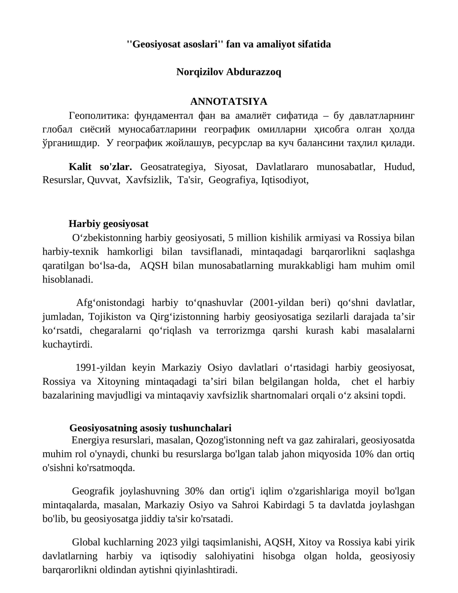 Geosiyosat asoslari 1