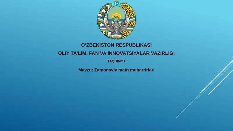 Zamonaviymatnmuharrirlari 1