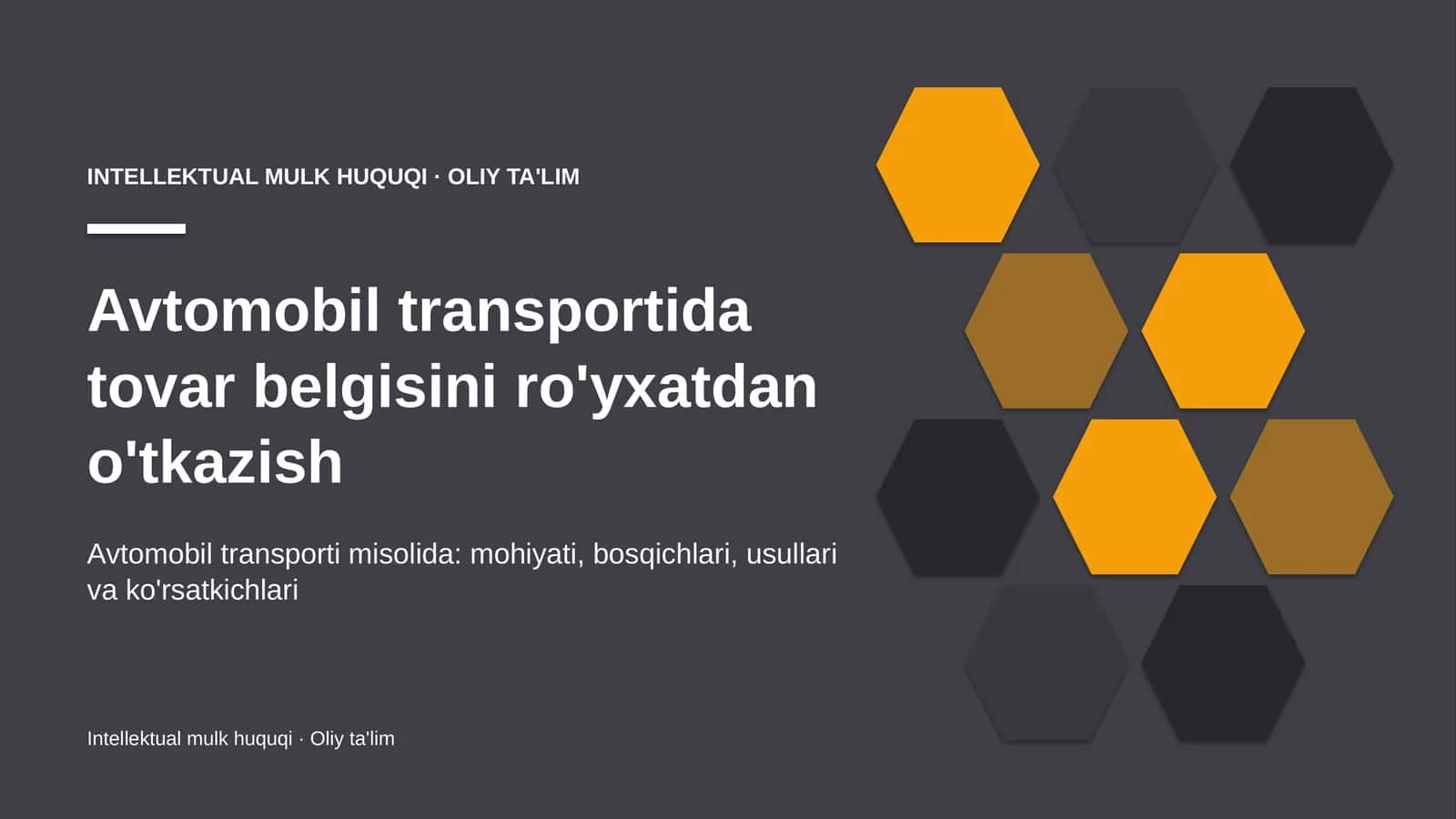 avtomobil transportida tovar belgisini ro'yxatdan o'tkazish 3287 1