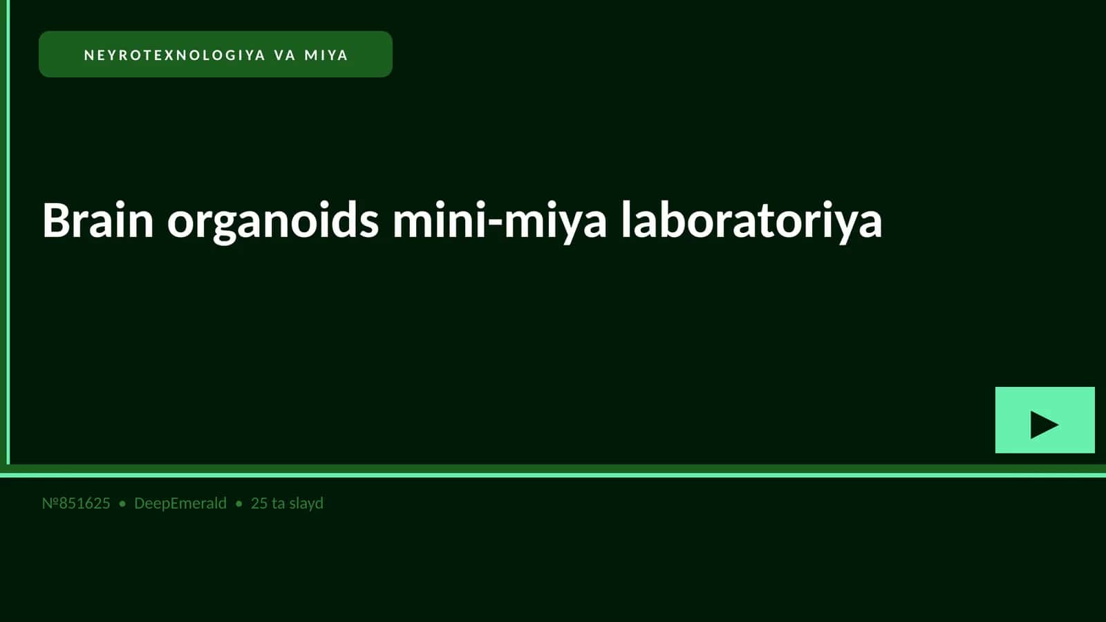 Brain organoids mini-miya laboratoriya 1