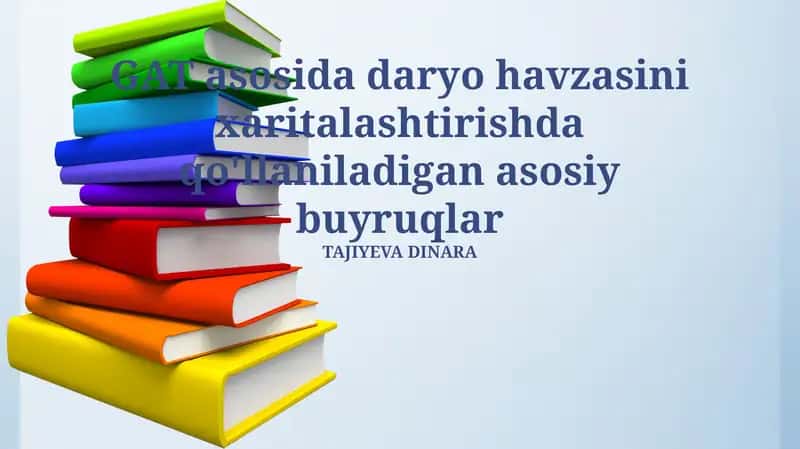 Xarita Yaratish va Tahlil Qilish 1