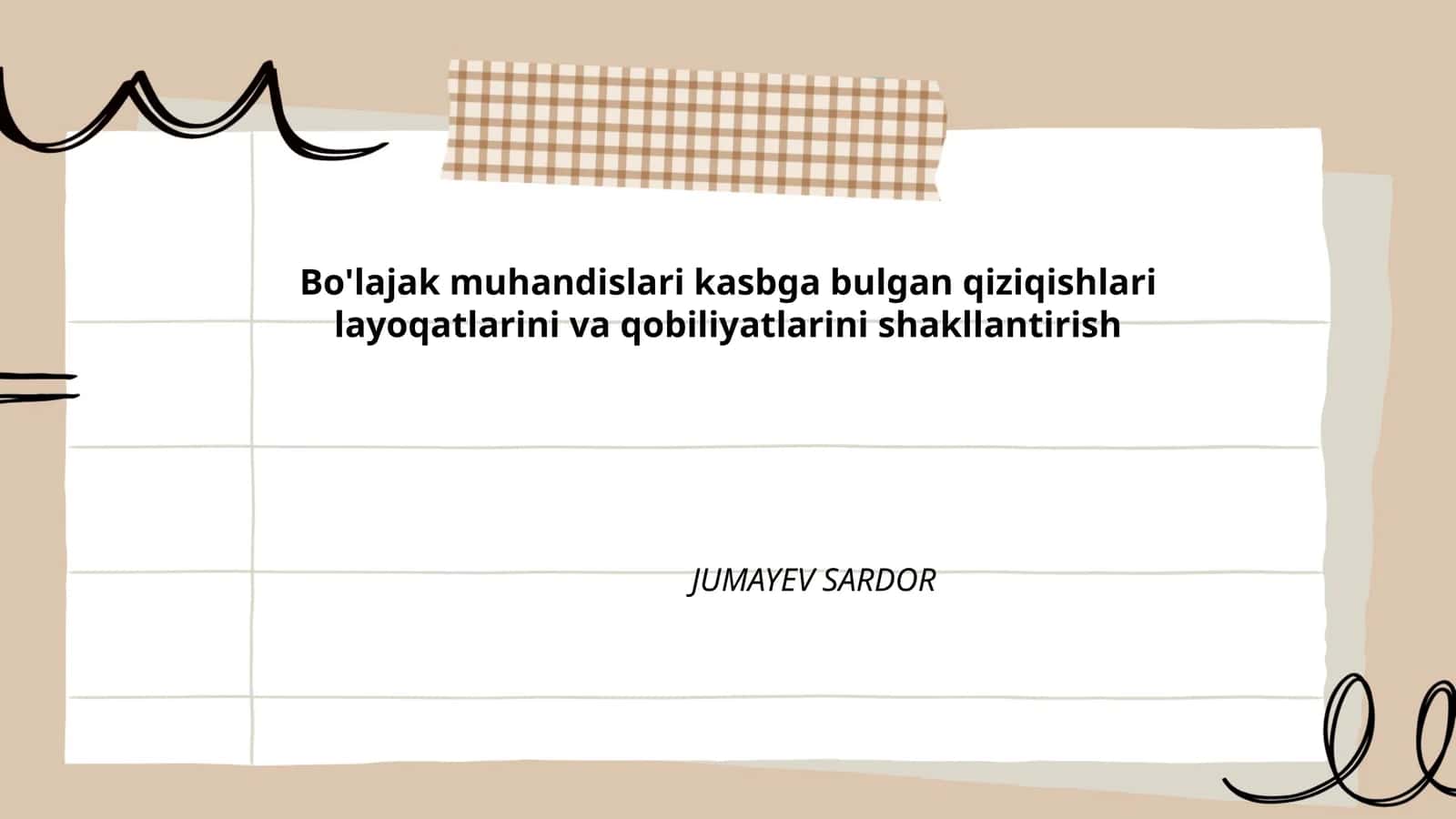 Muhandislik kasblari rivojlanishi tarixi 1
