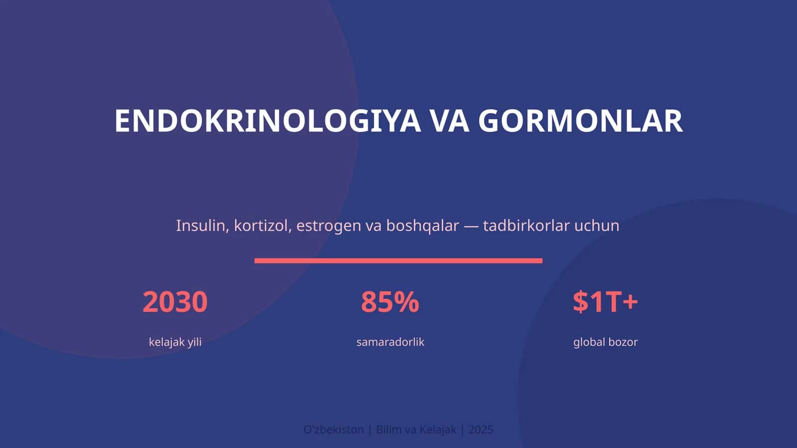 Endokrinologiya va gormonlar 1