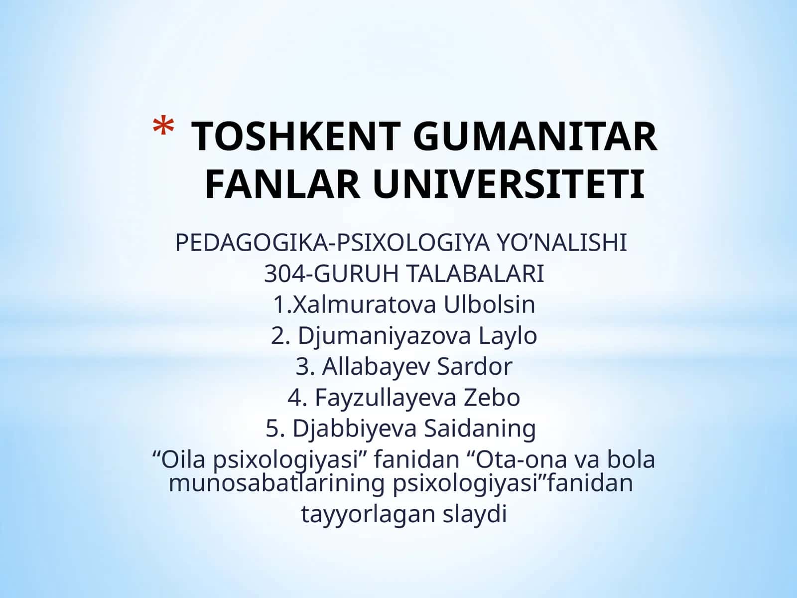 Oilapsixologiyasi 1