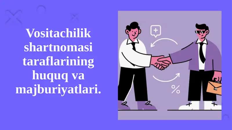 Vositachilik shartnomasi 1
