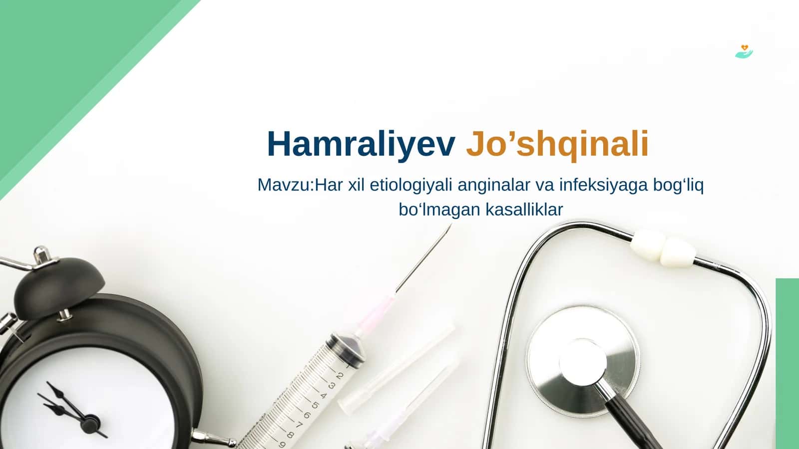 Har xil etiologiyali anginalar va infeksiyaga bog‘liq bo‘lmagan kasalliklar 1
