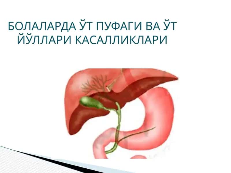 Ўт пуфаги ва Ўт йўллари касалликлари 1